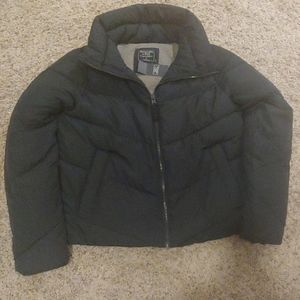 NWT Women's Abercrombie Navy Puffer Jacket Small